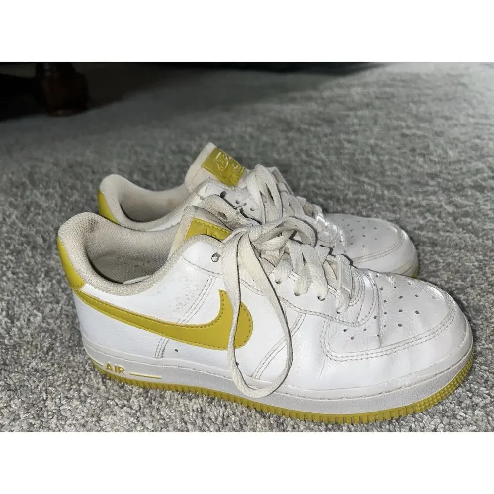 Nike Womens Air‎ Force 1 Low 'Bright Citron' AH0287-103 2018 Womens Size 6
